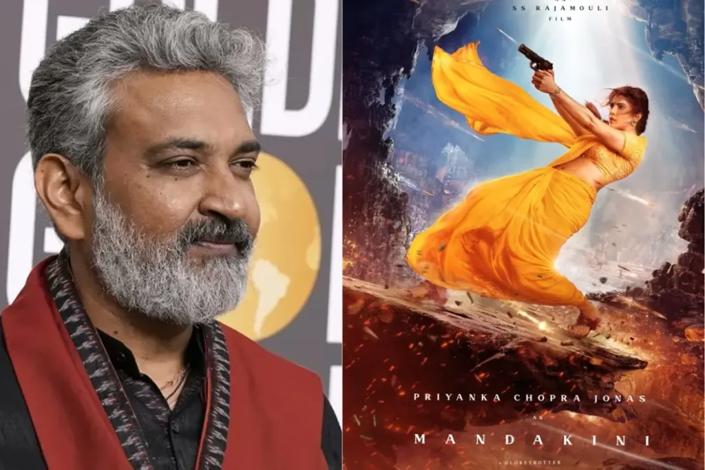SS Rajamouli and priyanka chopra in poster