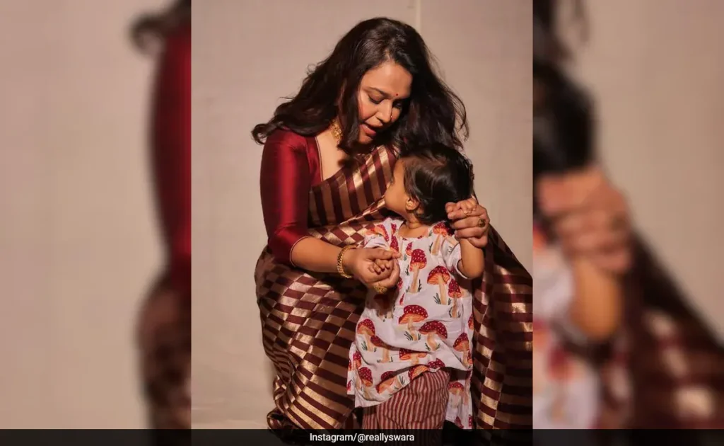 Swara Bhasker and her daughter
