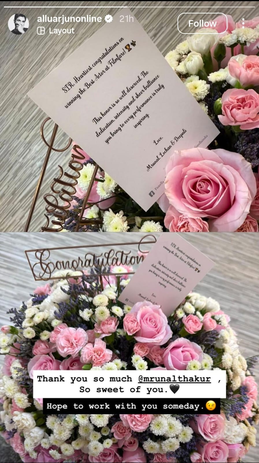 Allu Arjun’s reply to Mrunal Thakur fuels AA22xA6 buzz