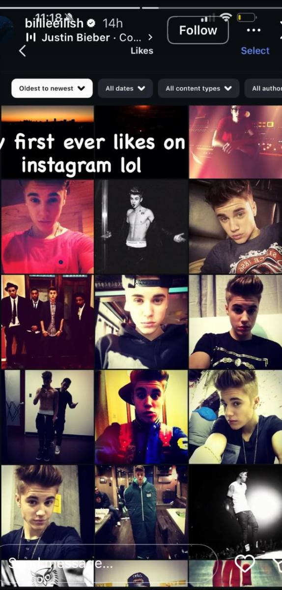 Billie Eilish once again confesses her love for crush, Justin Bieber