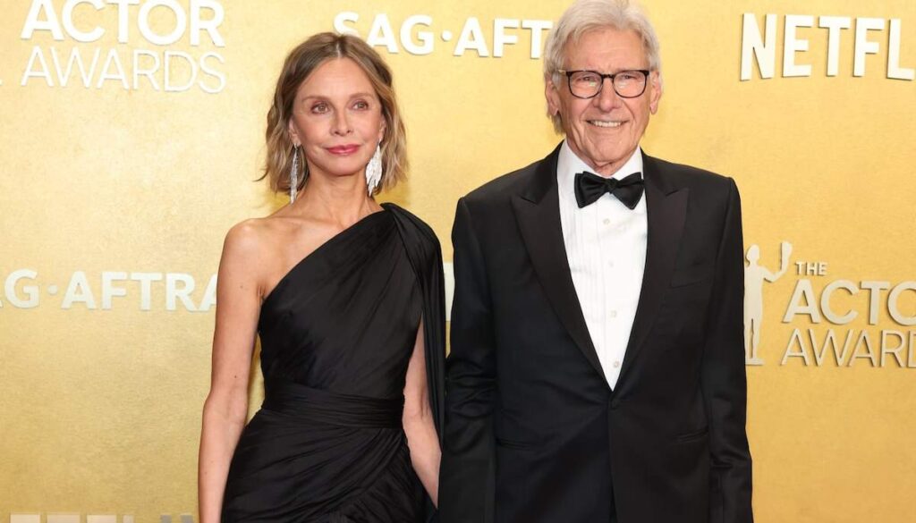 Harrison Ford gets emotional while honouring wife during SAG Awar...